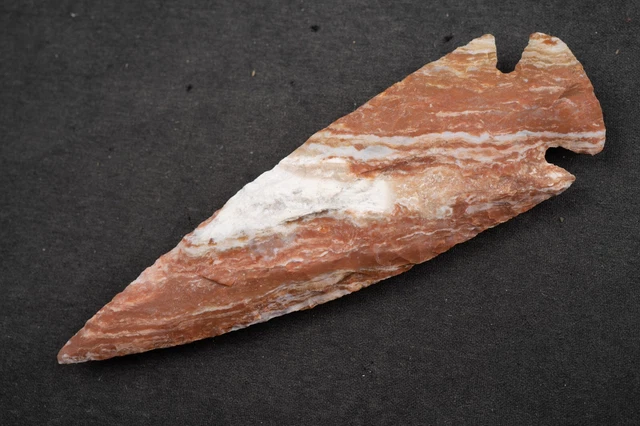 4.5" Flint Spearhead Ohio Collection Spear Point Knife Blade Arrowhead 432