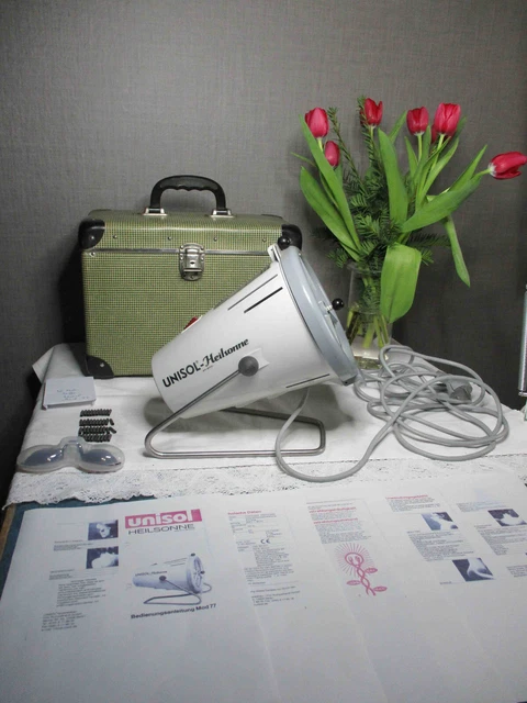 Unisol Heilsonne Typ 77 170 W  Orig.-Koffer Anltg. + 40 UNISOL Brennstifte