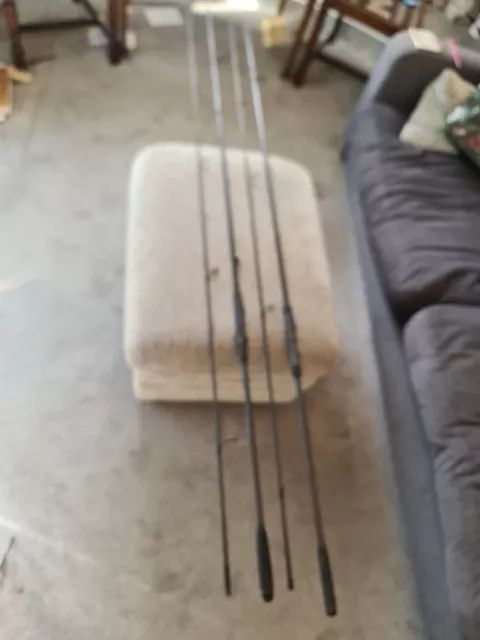 Nice PAIR OF VINTAGE  HARRISON BALISTAR 12 FOOT CARP RODS