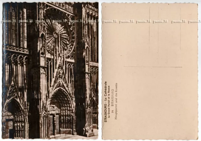 RARE!! Postcard CPA ""LA CATHEDRALE"" postcard, postcard STRASBURG