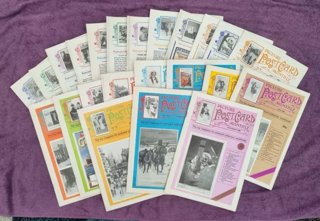 Picture Postcard Monthly x 23 Magazines, Issues 75 to 117, Not A Complete Set