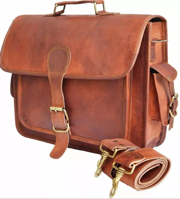 Bag Leather Shoulder Crossbody Men's Messenger Handbag Pack Sling Men Satchel