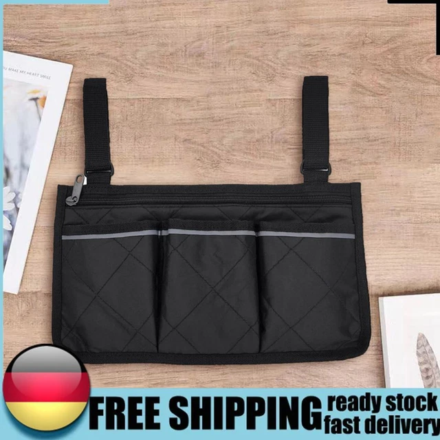 Non-Woven Fabric Wheelchair Bag Labor-Saving Wheelchair Walker Bag for Men Women