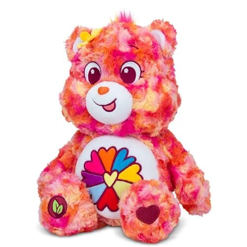 CARE BEARS , Flower Power Bear 35cm Medium Plush , Eco Friendly