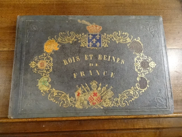 LES ROIS ET Reines de France en estampes Lithographies Illustré EUR 220