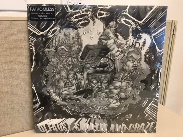 DJ Faust, Shortee & Craze - Fathomless Vinyl 12" EP (New/Sealed) Bomb Hip Hop DJ Faust, Shortee & Craze - Fathomless Vinyl 12" EP (New/Sealed) Bomb Hip Hop