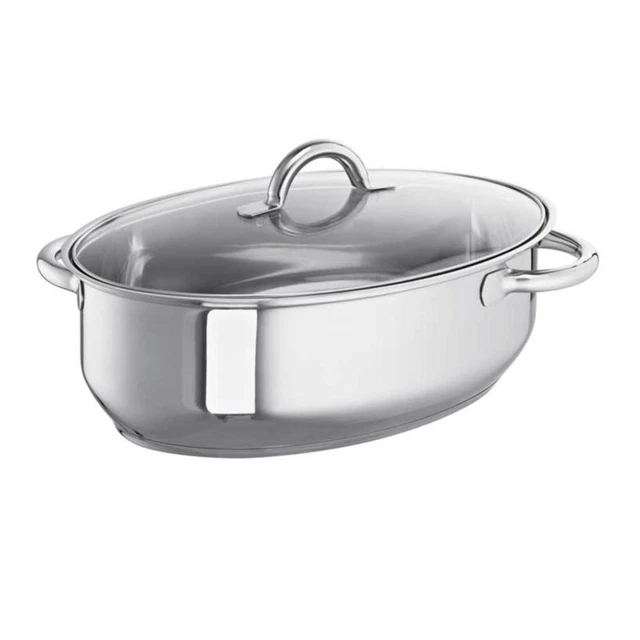 Schulte-Ufer Sicht-Bräter, Multibräter, Edelstahl 18/10, 38 cm, 9 L, 676838