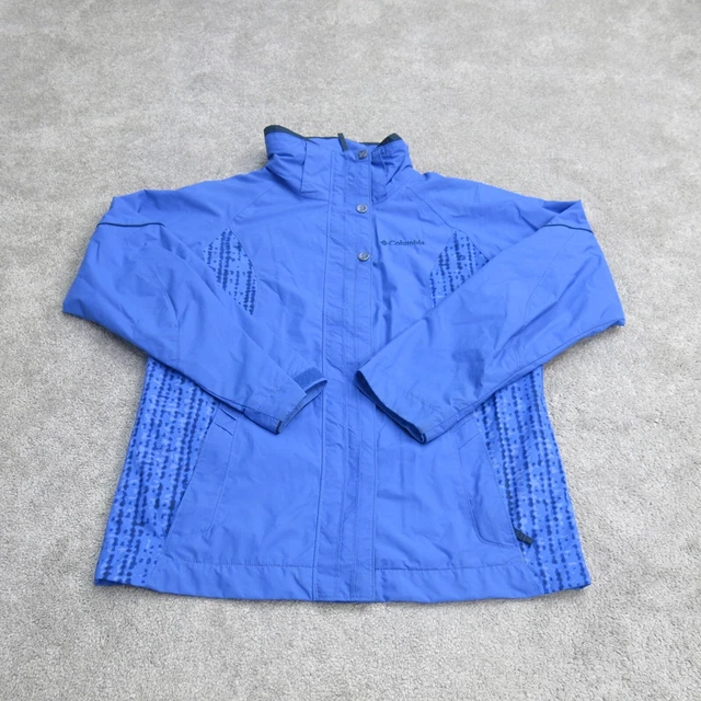 Columbia Girls Bugaboo Interchange Coat 3-in-1 Jacket Omni Tech Blue SZ 14/16 Y