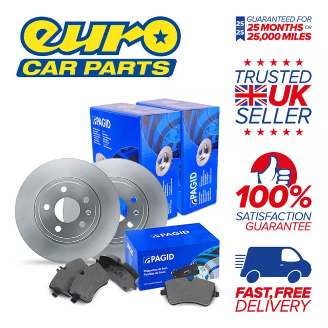 Pagid Front Brake Kit (2x Disc 1x Pad Set) - LONDON TAXIS TX4 / 2.5 Diesel