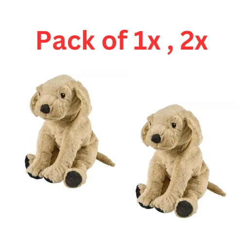 IKEA LARGE SOFT Toy Puppy Golden Retriever Dog 40cm Plush Stuffed