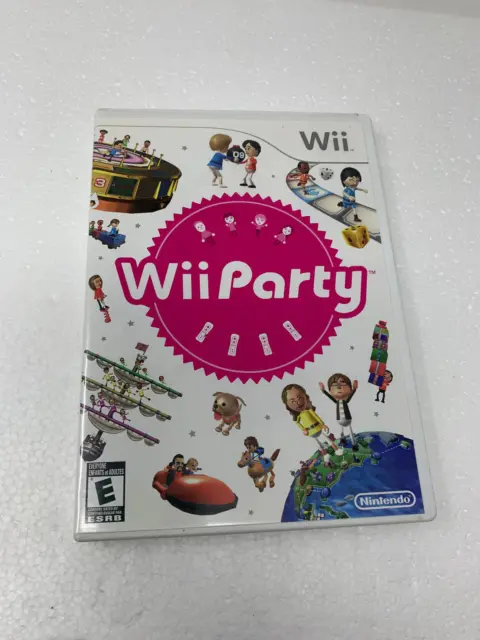 Nintendo Wii Party CIB COMPLETE w/ Case + Manual - TESTED/WORKING