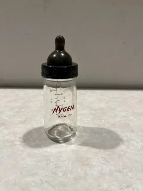 Vintage Hygeia Baby Bottle With Nipple