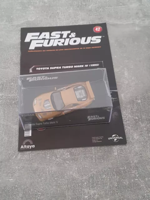 Fast & Furious Altaya 1/43 N°42 Toyota Supra Turbo Mark IV (1993)