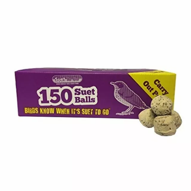 Suet To Go Insect And Seed Suet Fat Balls Wild Bird X150 Box High Quality