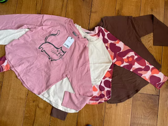 Abbigliamento bambina confezione da 4 top Next 9 anni, 8-9 nuovi di zecca con etichette