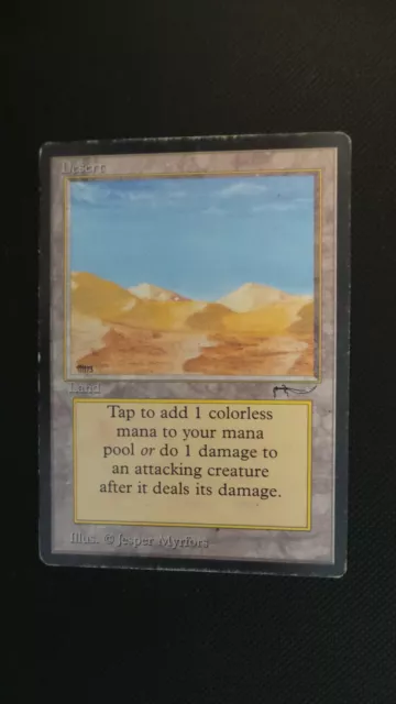 Arabian Nights ** Desert (Campire Variant) ** Mtg Magic (hP)