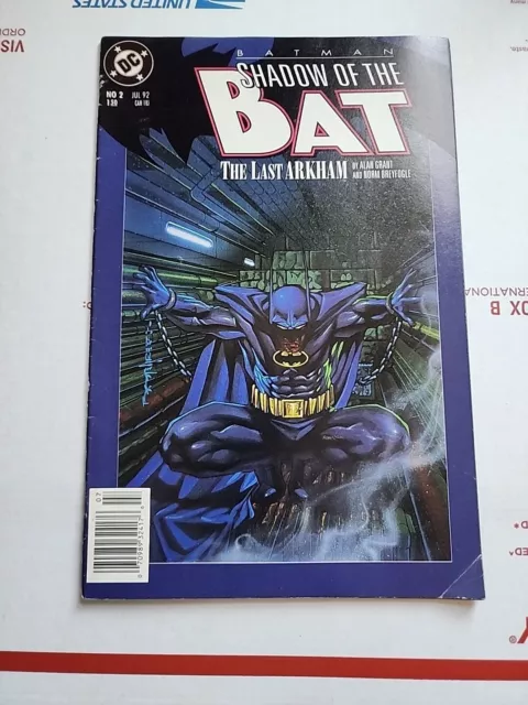 Batman: Shadow Of The Bat #2 --- The Last Arkham! Dc! 1992!