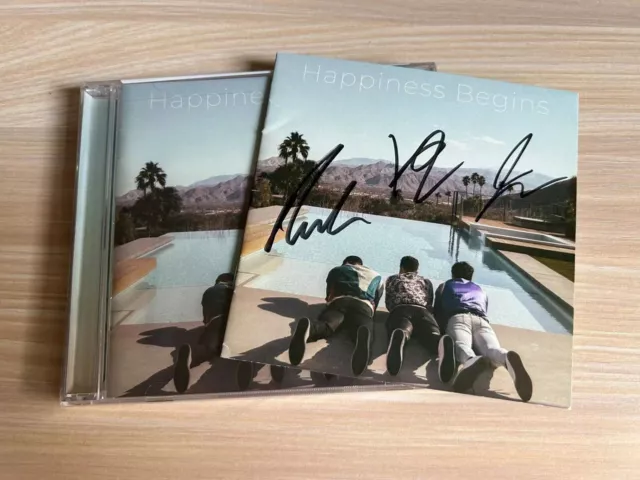 Jonas Brothers Happiness Begins SIGNED CD Album Nick Joe Kevin New Sealed