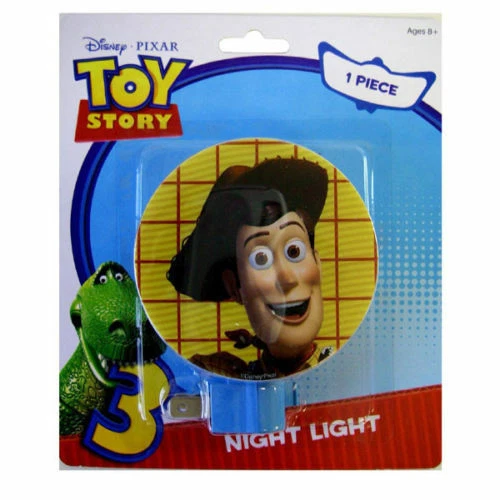 DISNEY PIXAR TOY STORY WOODY Night Light Rotary Shade Kids Boys Girls