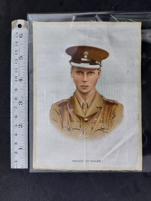 Antique Silk BDV Cigarette Card Large - Prince of Wales