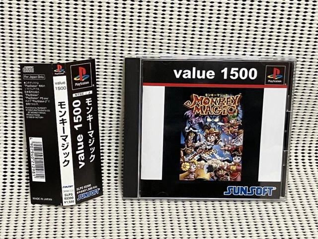 MONKEY MAGIC, SUNSOFT Platformer Ps1 Playstation One Complete CIB 