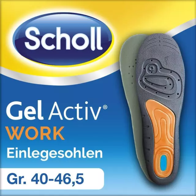 Scholl Insole Gel Activ Everyday  Work Insoles Men &amp; Women