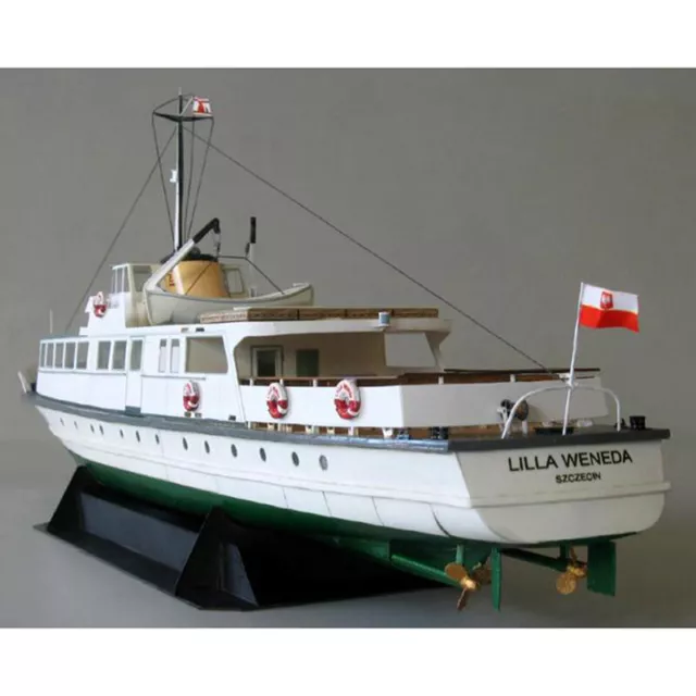 1:100 Poland Ferry Ship Fine 3D DIY Paper Card Model Building'EL