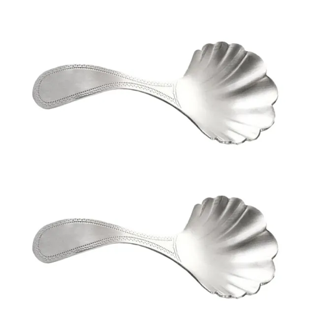 2 Pcs 304 Stainless Steel Tea Spoon Baby Soup Japanese Candy