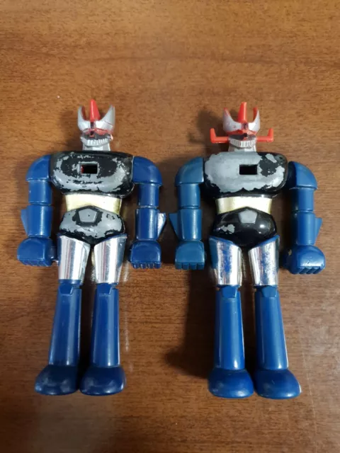 Coppia Mini Mazinga Mattel Shogun Popy Chogokin Die Cast Metal '70s