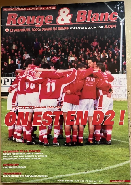 CLIPPING POSTER FOOTBALL 1983-1984 STADE REIMS MASCLAUX ARRIBART LECHANTRE VELUD