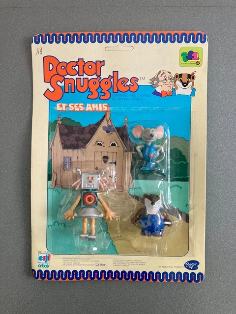 Set PVC #3 Doctor Snuggles 1980 Bogi Ceji France MOC vintage Dr no Rody Vic