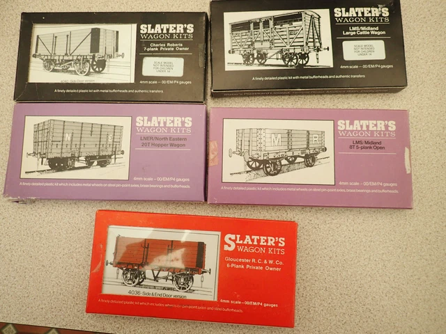 SLATERS 4MM SCALE Wagon Kit Unmade Please Choose from list £17.99 ...