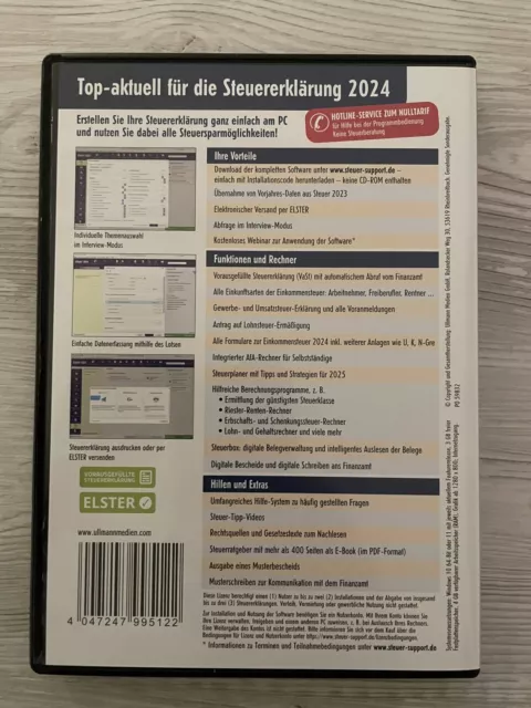 ALDI STEUER CD 2024, Steuererklärung für 2024 EUR 13,49 PicClick DE