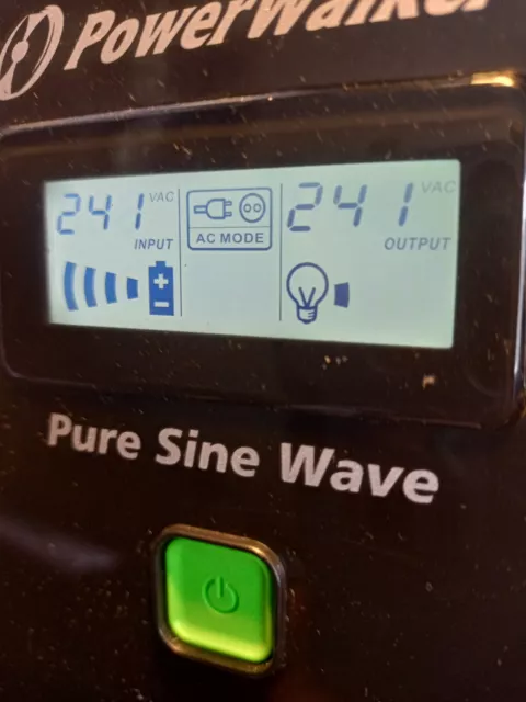 UPS POWERWALKER VI 800 SW 800VA 230 V onda sinusoidale pura - batteria rimossa