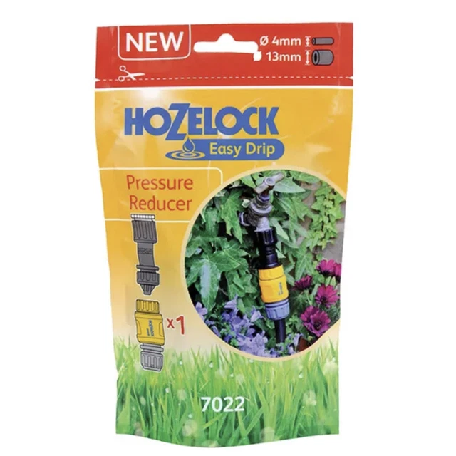 RÉGULATEUR DE PRESSION Hozelock Easy Drip 7022 pour Tuyau 4mm/13mm / 1.