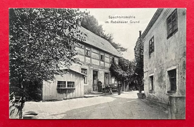 AK 1909 Spechtritzmühle im Rabenauer Grund    ( 122493