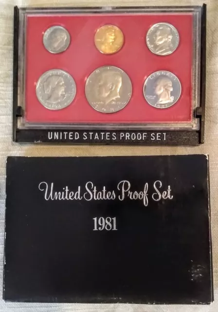 1981 United States San Francisco Mint Proof Coin Set