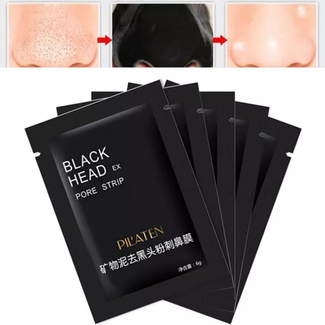 10 Blackhead Removal Face Nose Pore MASKS Cleansing Strips Off Spots Removal