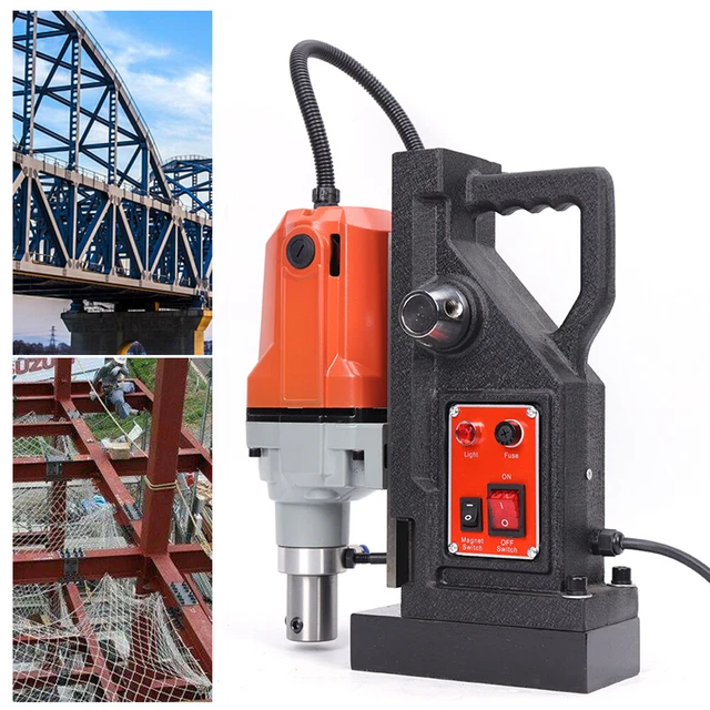 1100W 110V MD40 Magnetic Drill Press 40 mm Boring Mag Force Drilling Machine
