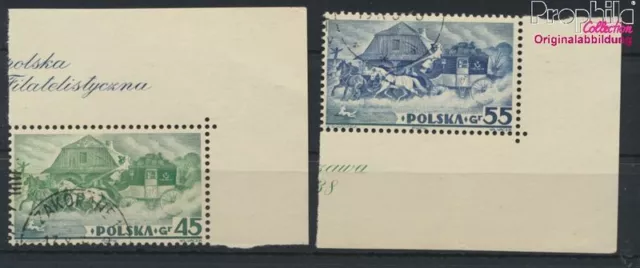 Briefmarken Polen 1938 Mi 327A-328A gestempelt (9804790