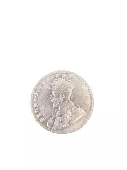 One Rupee, India silver coin, King George V, from 1916