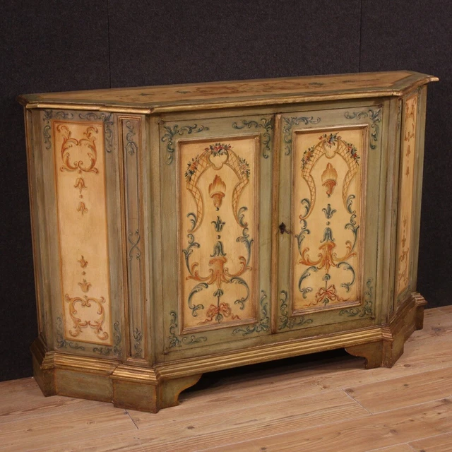 Aparador antiguo estilo veneciano mueble lacado pintado a mano mueble 900