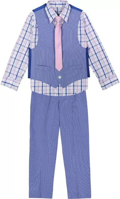 Van Heusen Boys' 4-piece Formal Suit Vest Set Size 2T