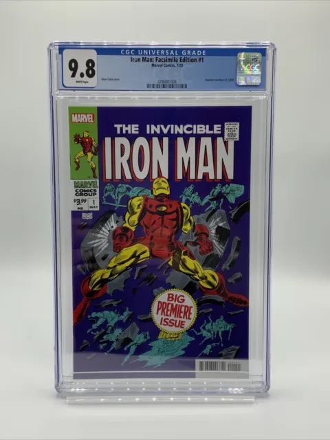 Iron Man: Facsimile Edition 1 CGC 9.8 Reprints Iron Man #1 Low Pop