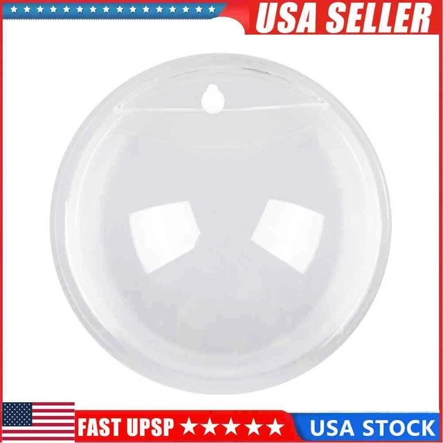 Wall Hanging Bubble Bowl Plant Fish Tank Aquarium Home Decor Transparent)