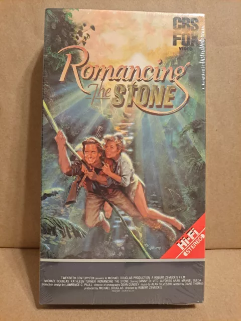 Romancing The Stone / CBS FOX VHS - New Factory Sealed