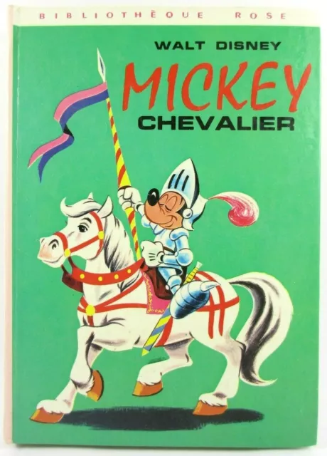 Bibliothèque Rose Walt Disney Mickey Chevalier Livre Roman Jeunesse Hachette