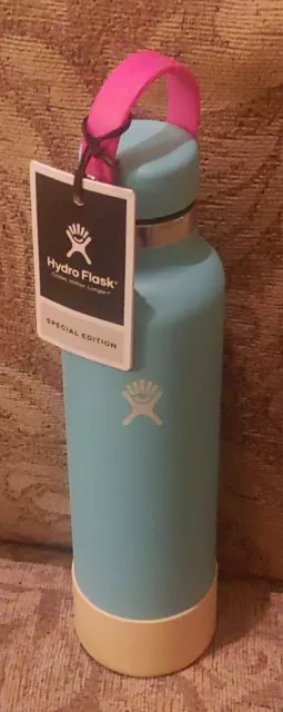 Hydro Flask 24oz Wide Mouth Ebb & Flow Water Bottle + Flex Cap And Boot -  Hike & Camp