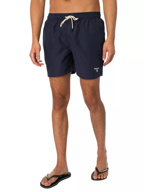 Barbour Pour des hommes Short de bain à logo Staple, Bleu