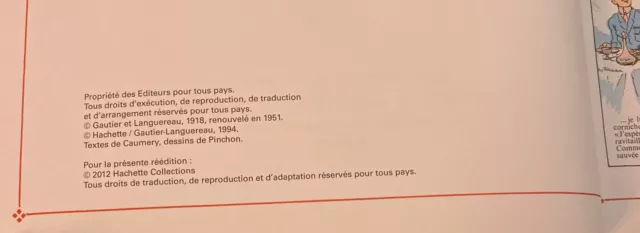 Becassine Mobilisée Hachette 2012 Gautier Languereau Rückseite Leinengeprägt 2